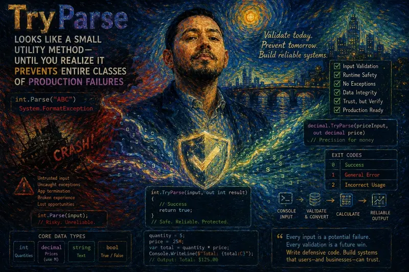 TryParse and the Architecture of Defensive Programming in Production Systems