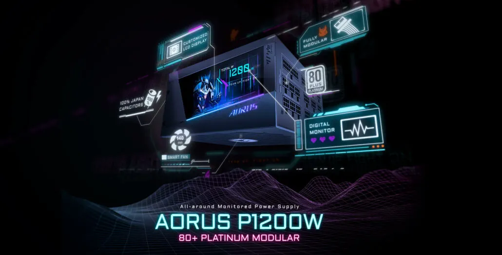 AORUS P1200W 80+ Platinum PSU: Features and Specifications