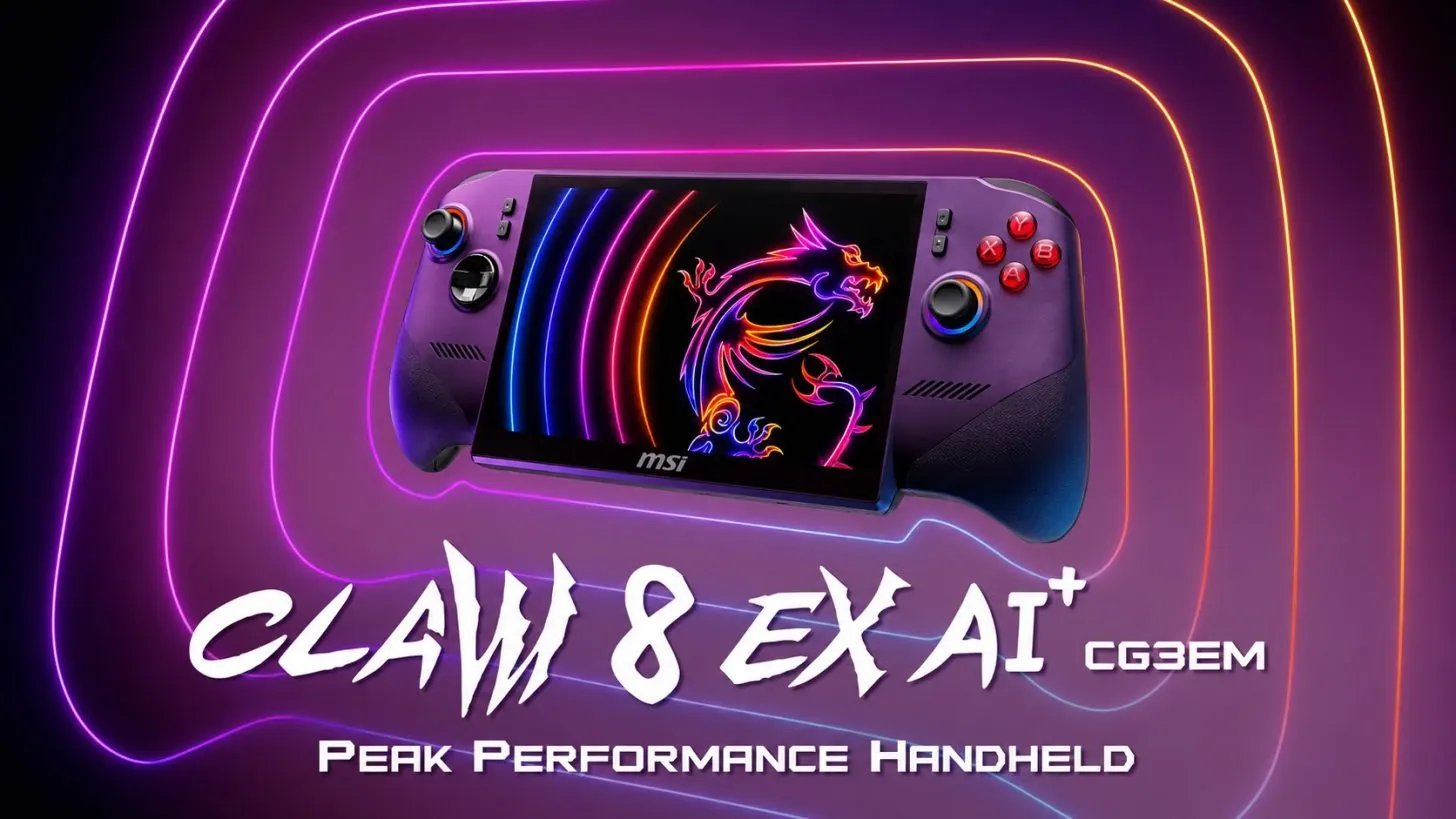 MSI Claw 8 EX AI+ Launch: Intel Panther Lake Handheld Overview