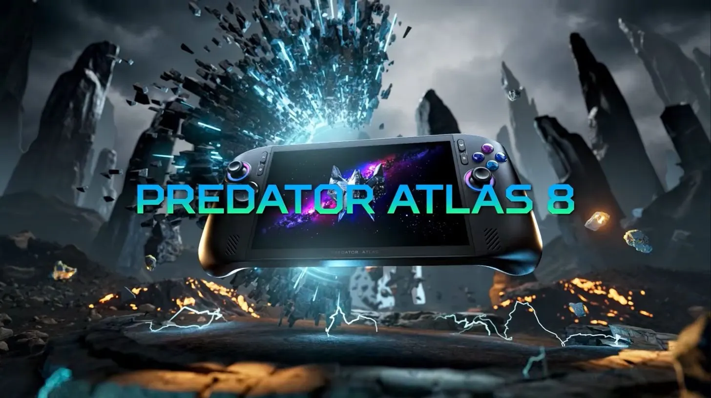 Acer Unveils Predator ATLAS 8, Its First Intel Arc G3 Extreme-Powered Gaming Handheld With 8-inch 120 Hz Display