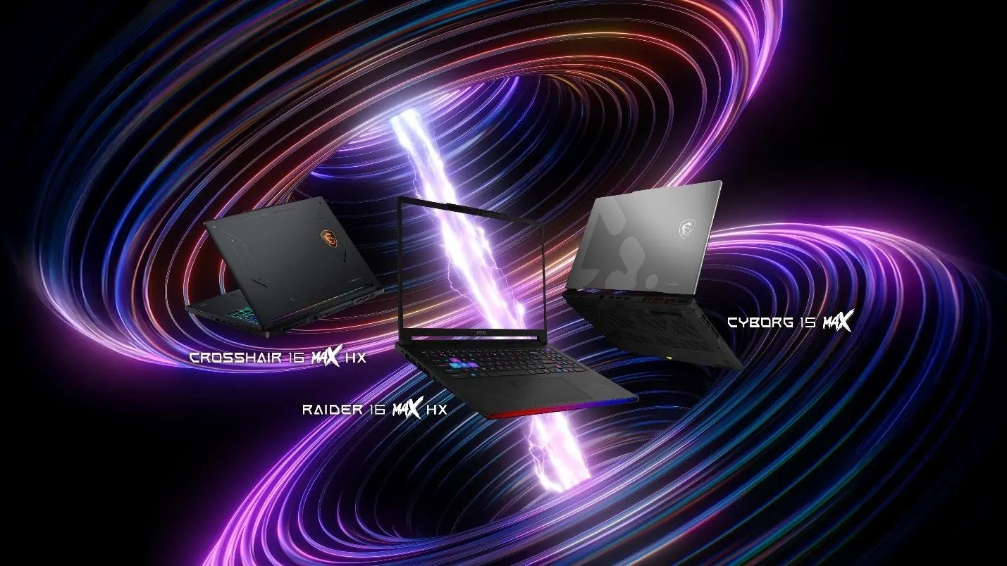 MSI Arms New Raider 16 and Crosshair 16 Laptops With Intel’s Core Ultra 200HX and RTX 5090, Pushing 300W Through a 16-Inch Chassis