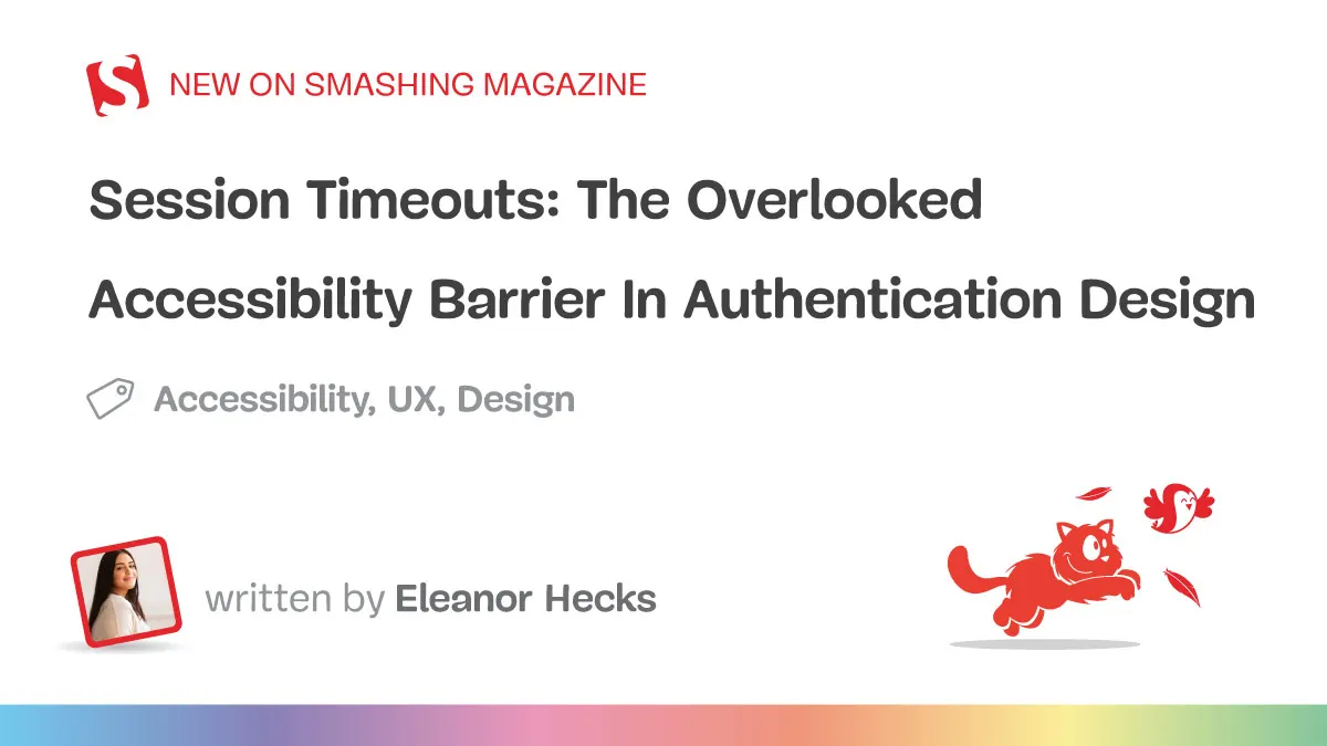 Session Timeouts and Accessibility in Authentication Design