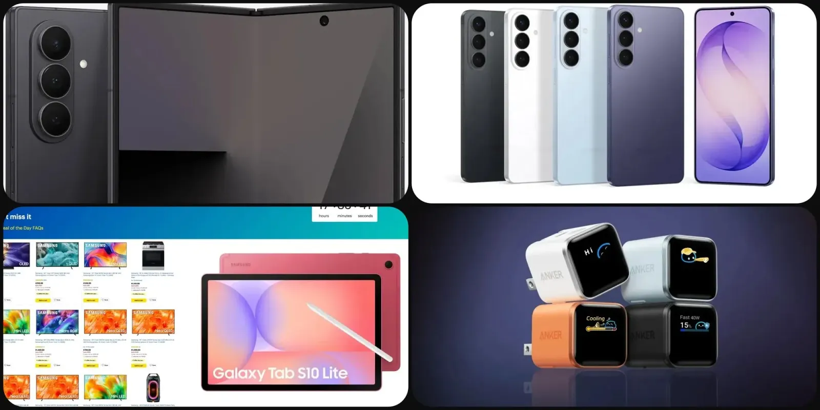Deals: Galaxy Z Fold 7 up to $700 off, Galaxy S26+ over $400 off, Tab S10 Lite from $267, Anker Smart Display charger, more
