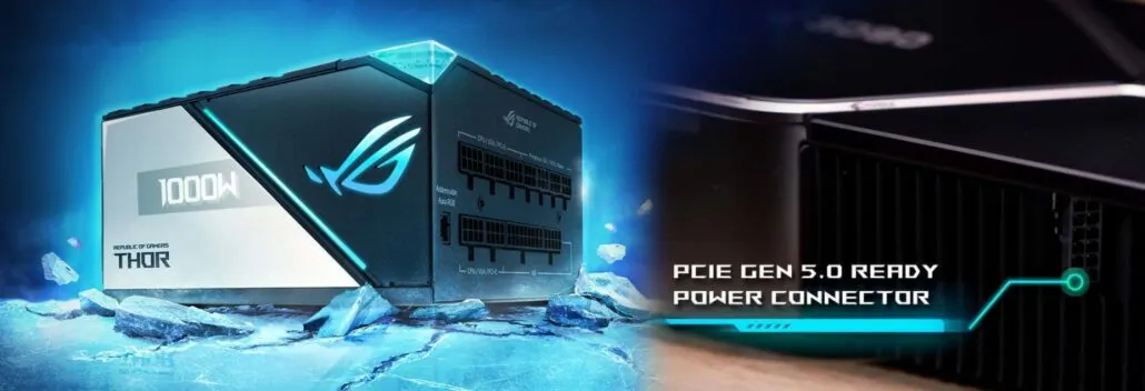 ASUS ROG Thor Power Supply Documentation Updated for PCIe Gen 5 Compliance