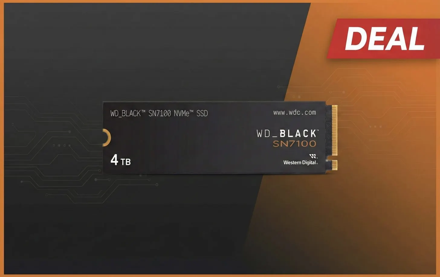 WD_Black SN7100 4TB NVMe SSD Drops to $546 on Amazon — 60% Off List