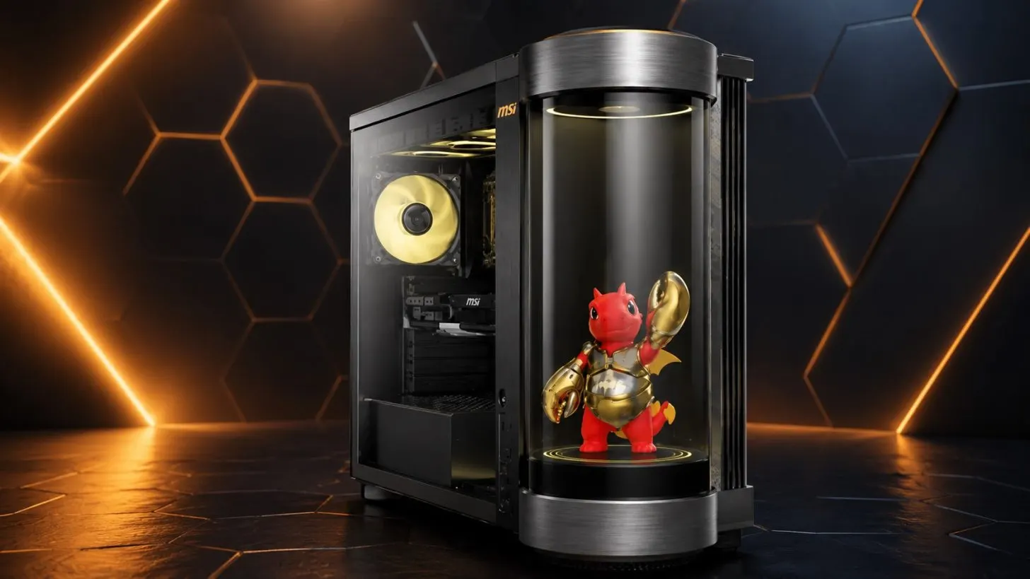 MSI’s New MEG Vision X2 AI+ Desktop Ships With A Talking Holographic Pet That Tweaks Your RGB And Performance On Command