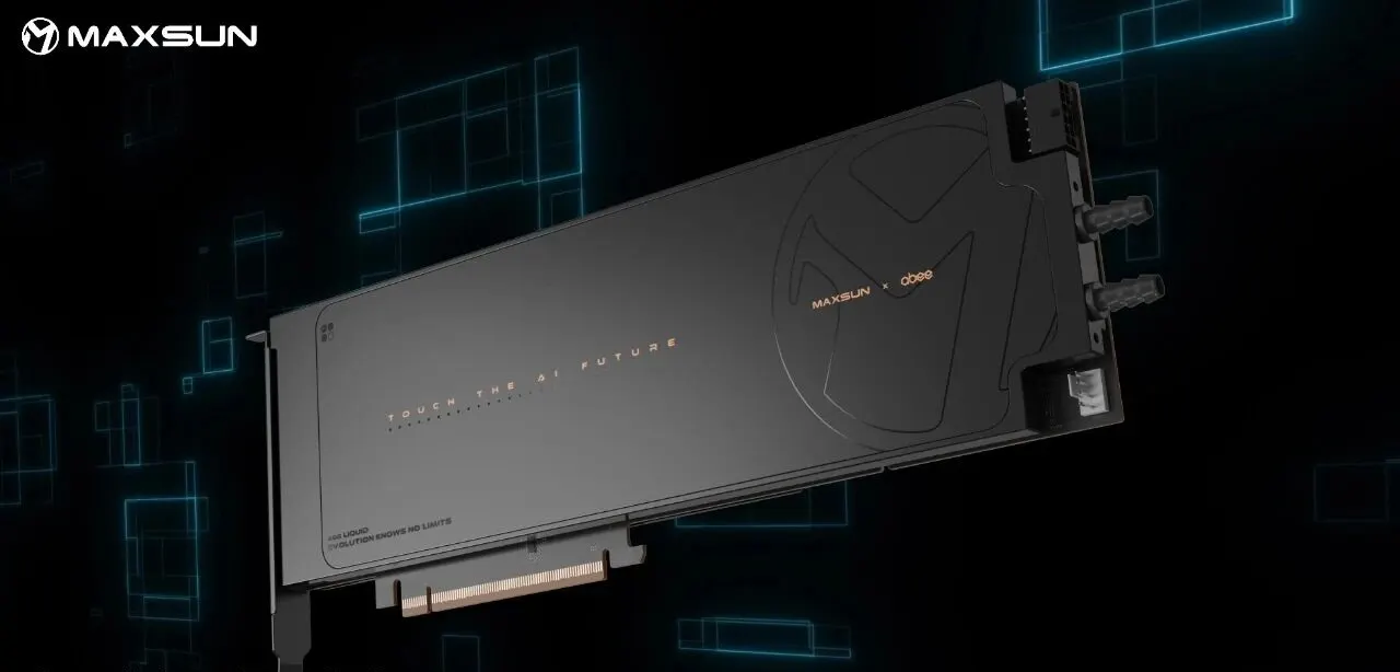 Maxsun Unveils Intel Arc Pro B60 Dual: Single-Slot Liquid and Fanless Variants