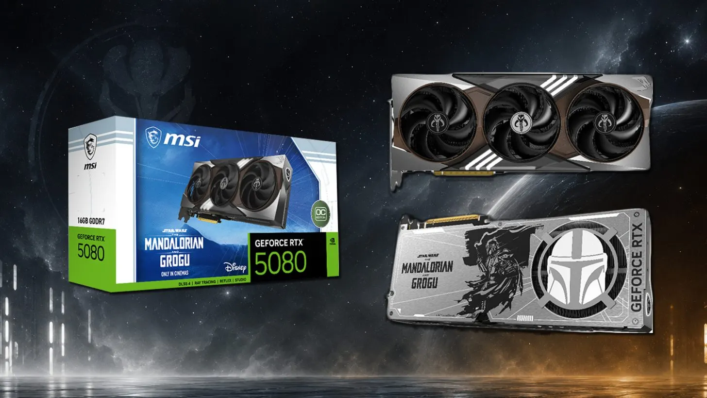 MSI Unveils Limited Mandalorian RTX 5080 With Swappable Plates